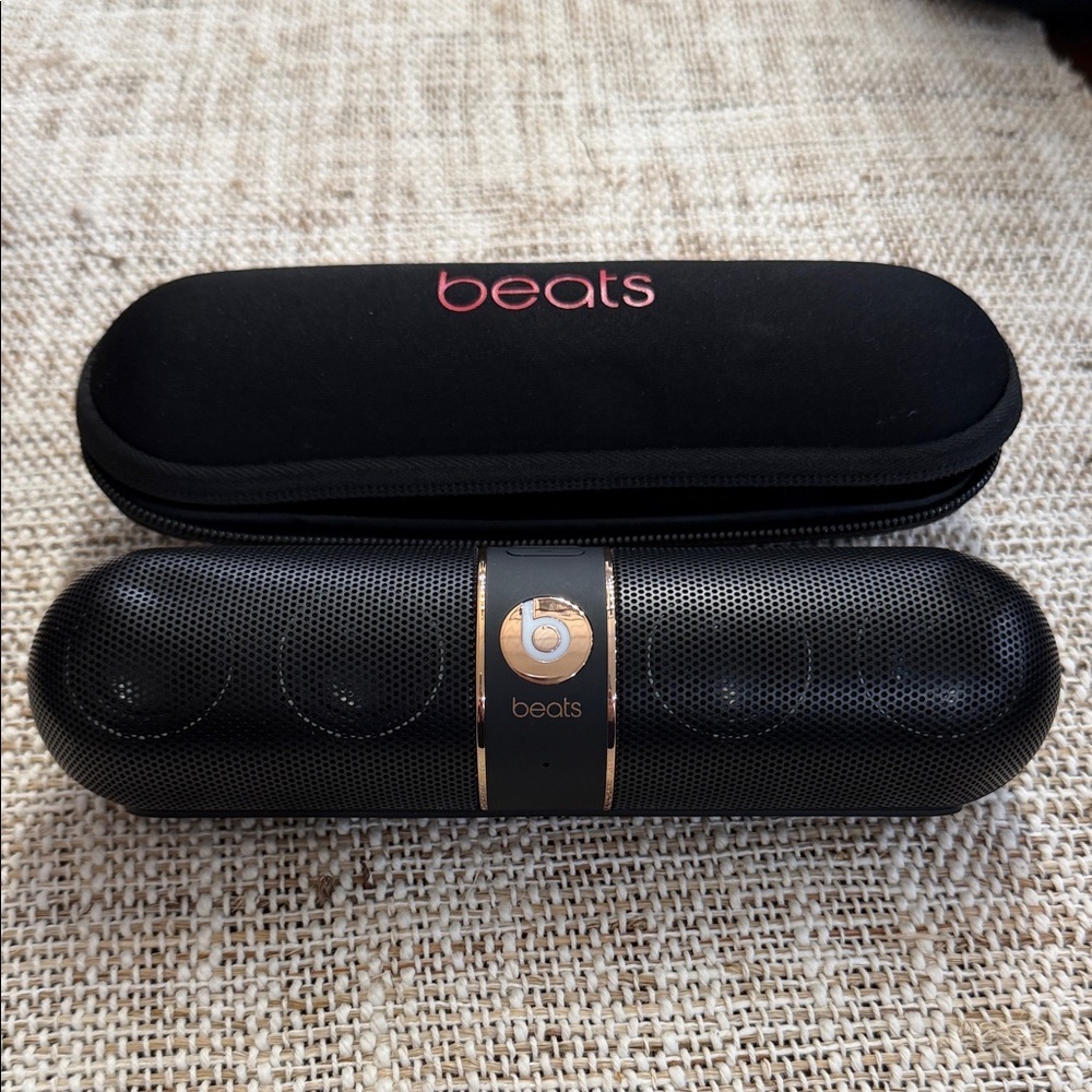 Beats by Dre Black Speaker with Gold Accents